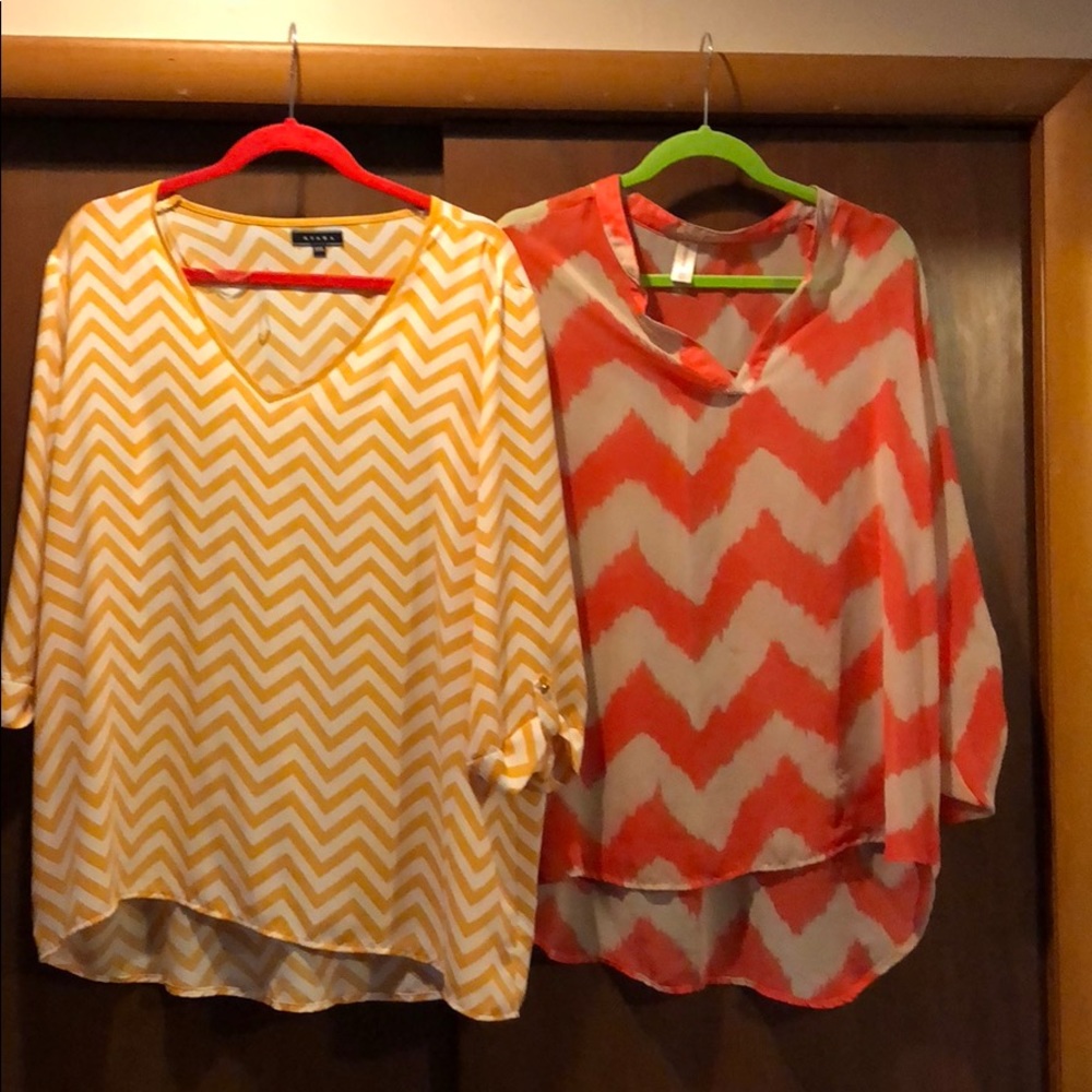 Bundle 2 sheer tops